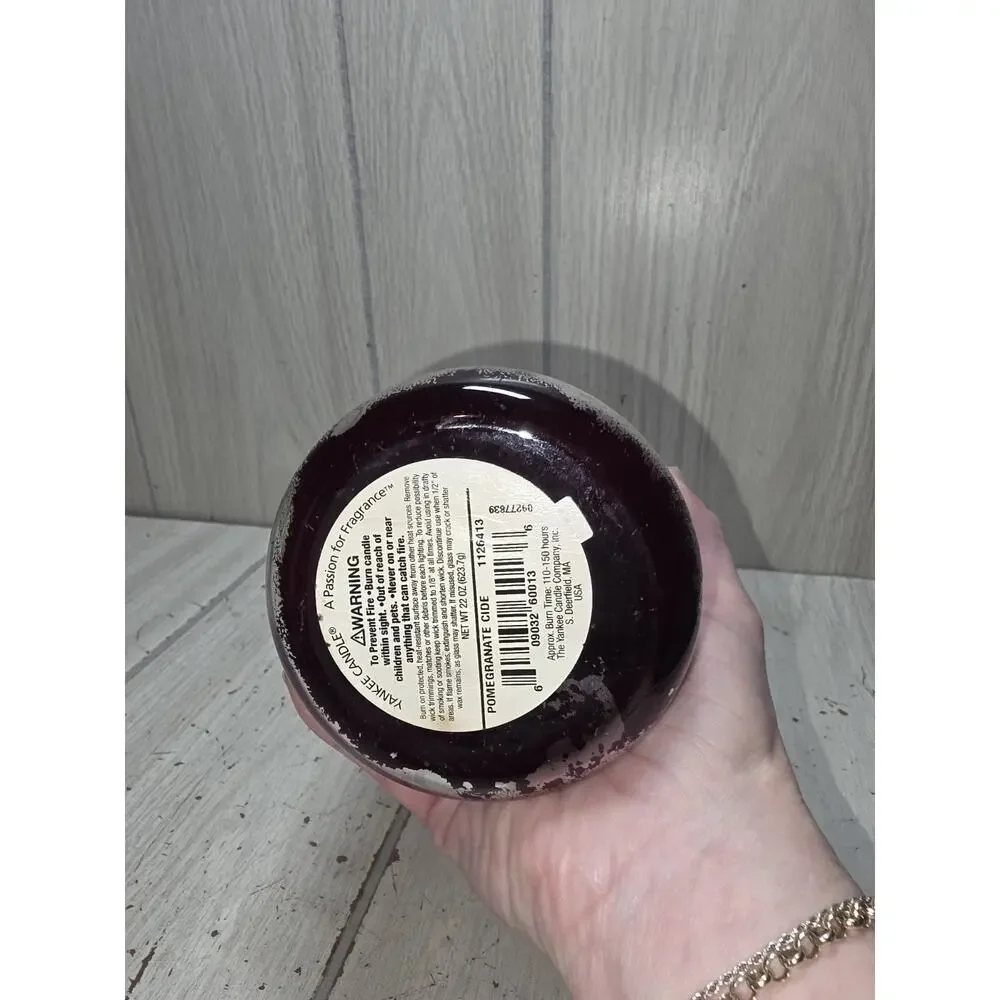 Yankee Candle Apple Cider 22 oz Large Jar Candle NEW Rare Retired Scent